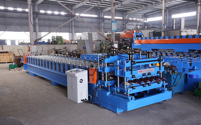 Máquina perfiladora de tejas esmaltadas de fácil operación para YX42-200-1000
